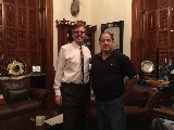 Dan Patrick (on left)