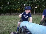 Logan visiting Gettysburg